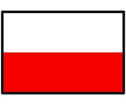Das Bild zeigt die polnische Flagge