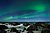 Aurora borealis at the Lofoten Islands, Norway.