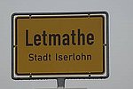 Ortsschild Letmathe