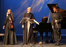 Ralph Manno, Michaela Paetsch-Neftel und Liese Klahn beim Auftaktkonzert 2008