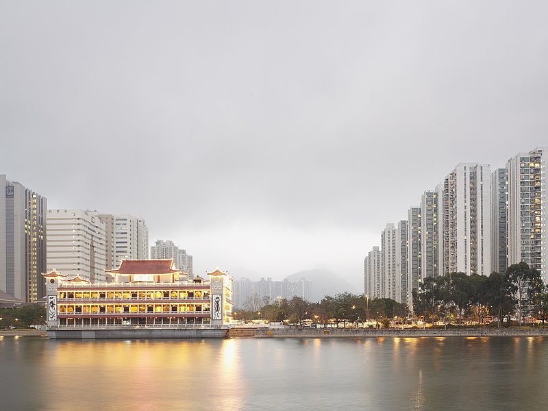 Traditionelle und Moderne Architektur in Hongkong