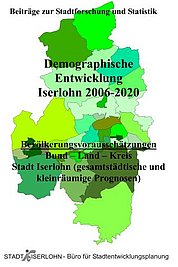 Das Deckblatt - Demographische Entwicklung Iserlohn 2006-2020