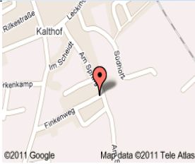 Lageplan des Kinder- und Jugendtreffs Kalthof
