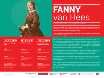 Informationstafel über Fanny van Hees (PDF)