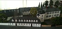 Modell Haus Letmathe mit Nebengebäuden