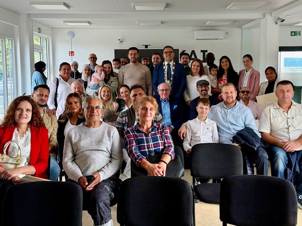 Bei der Veranstaltung im KAI wurden 32 "neue" Iserlohnerinnen und Iserlohner aus 17 verschiedenen Ländern eingebürgert.