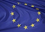Das Bild zeigt eine Europa-Flagge