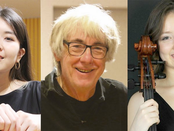 V.l.n.r.: Ryoko Arata, Prof. Ulrich Beetz, Burcu Uysal.
