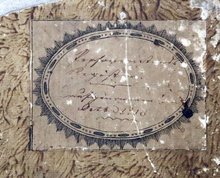 Titelvignette des Personenstandsregisters von 1818 im Stadtarchiv Iserlohn
(Foto: Stadtarchiv Iserlohn)
