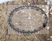 Titelvignette des Personenstandsregisters von 1818 im Stadtarchiv Iserlohn&#10;(Foto: Stadtarchiv Iserlohn)&#10;