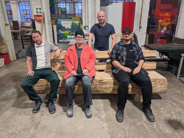 Holzwerkstatt der Abteilung Unterbringung, Ehrenamt und Beschäftigung