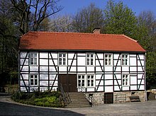 Das Bild zeigt das Maste-Haus in der Historischen Fabrikanlage Maste-Barendorf