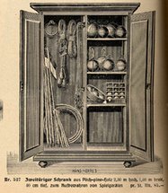 Das Bild zeigt einen Ballschrank