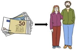 Das Bild zeigt ein Ehepaar