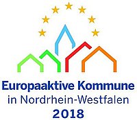 Logo Europaaktive Kommune NRW 2018