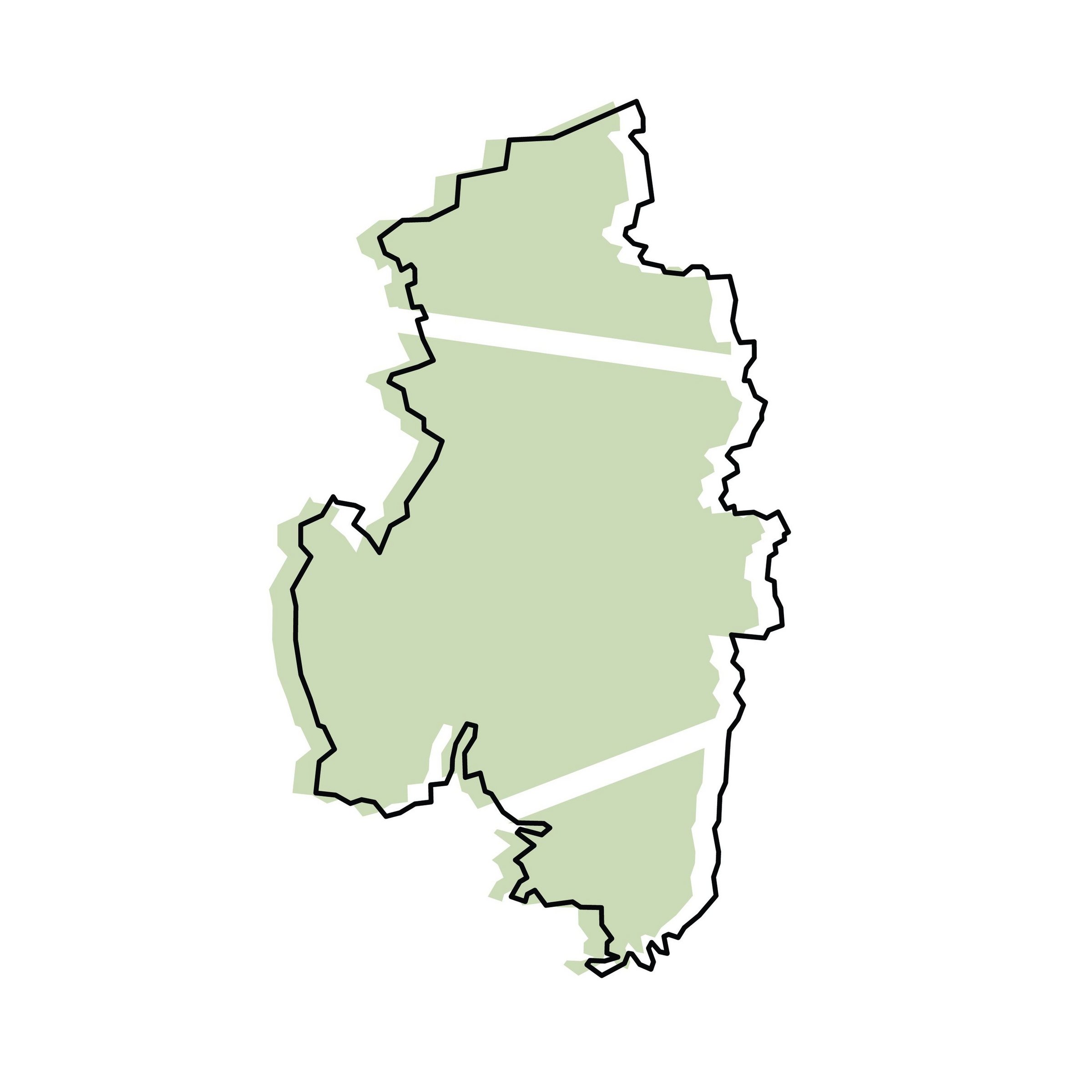 Das Bild zeigt eine Karte bzw einen Umriss von Iserlohn