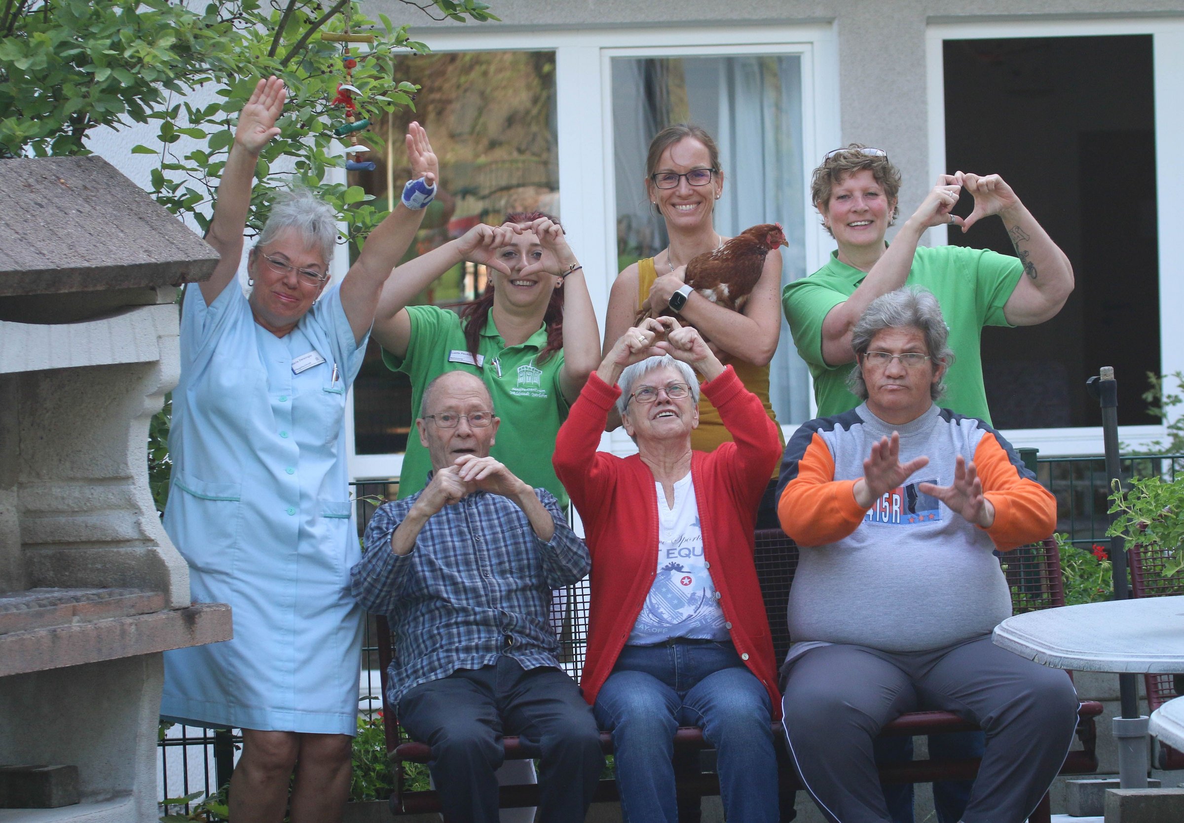 Das Bild zeigt das Team der Kurzzeitpflege.