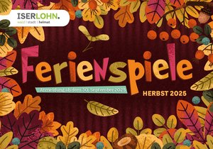 Das Bild zeigt das Plakat zu den Herbstferienspielen 2025.