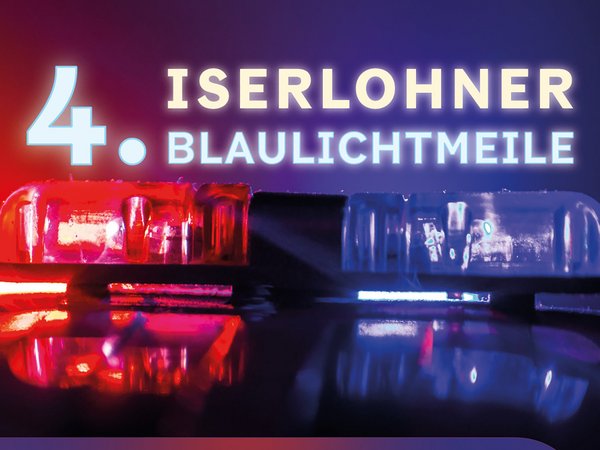 Im Zentrum der Waldstadt findet am 12. September die 4. Iserlohner Blaulichtmeile statt.