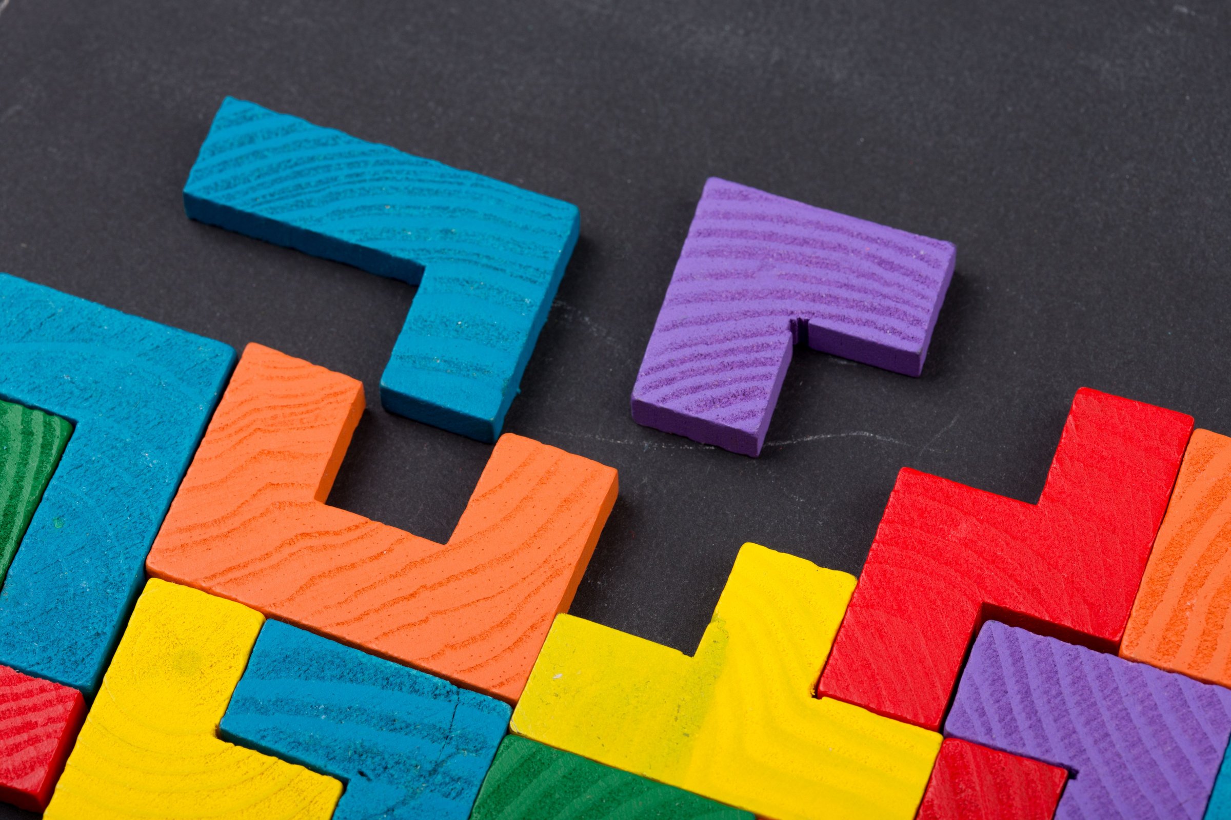 Das Bild zeigt Tetris-Steine