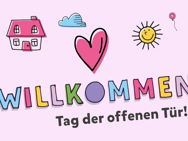 Einladung zum Tag der offenen Tür am Weltkindertag.