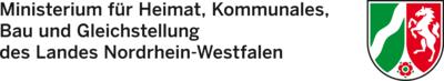 Logo Ministerium für Heimat, Kommunales, Bau und Gleichstellung des Landes Nordrhein-Westfalen