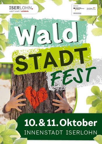 Das Bild zeigt das Plakat zum Waldstadtfest