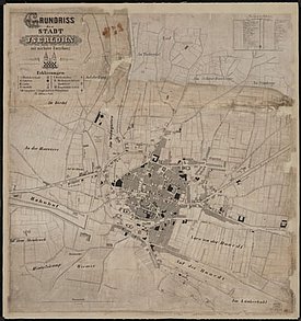Stadtplan Iserlohn 1866