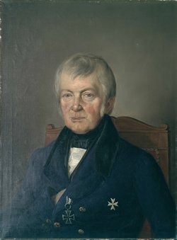 Porträt Ludwig Freiherr Vincke, Ölgemälde von Friedrich Boser, 1840 (Privatbesitz)