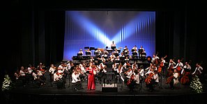 Becker-Bender mit A. Hermus und dem Sinfonieorchester der Musikschule Iserlohn beim Abschlusskonzert 2007