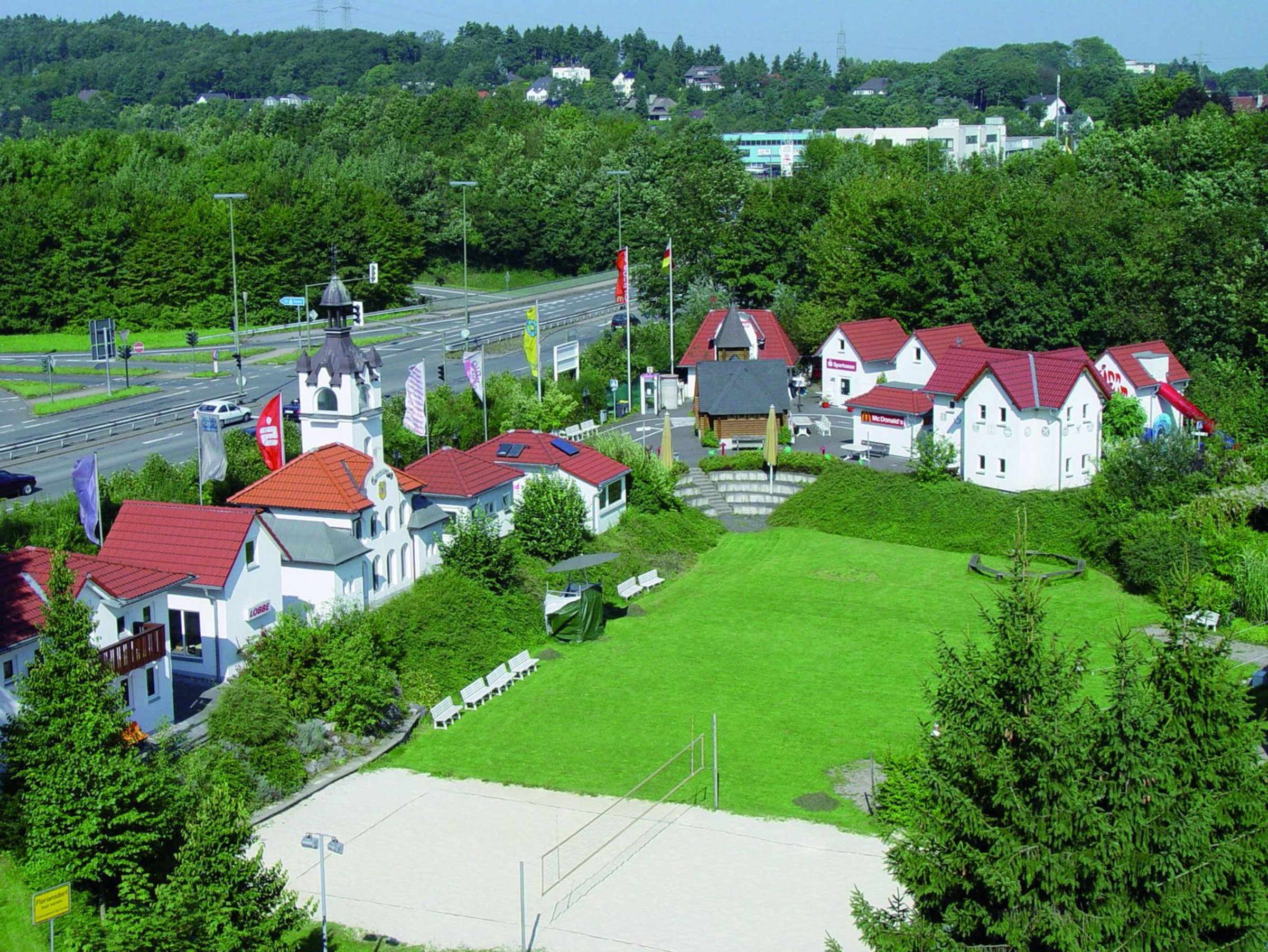 Das Bild zeigt das Floriansdorf