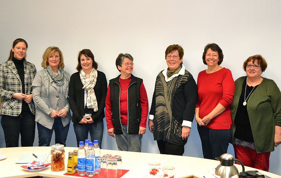 Das Bild zeigt die Gruppe der Iserlohner Paten beim Treffen am 07.02.2015