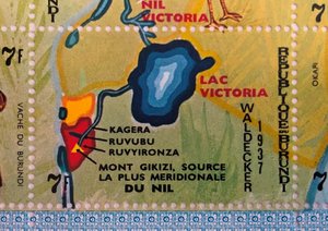 Das Bild zeigt eine Burundische Briefmarke von 1970