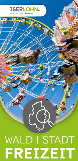 Das Bild zeigt die Titelseite des Flyers "Wald Stadt Freizeit"