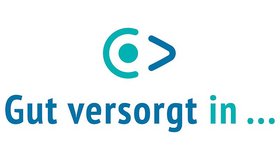 Das Bild zeigt das Logo von "Gut versorgt in..."