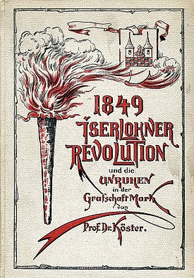 Abb. Cover des Buches von Julius Köster zur Iserlohner Revolution 1849 (Stadtarchiv Iserlohn)