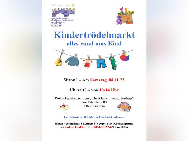 Kindertrödelmarkt im Familienzentrum Erbenberg