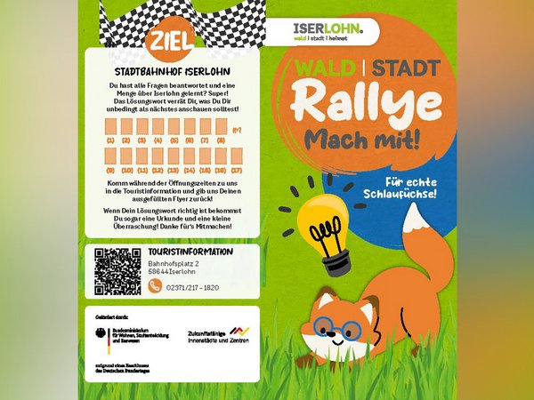 Der Schlaufuchs führt durch die Iserlohner Kinderrallye während der Herbstferien.