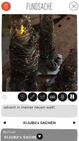 Das Bild zeigt ein Beispiel für die Arbeit mit der App"#stadtsache. 
