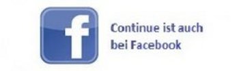 Das Bild zeigt das Facebook-Logo für Continue.