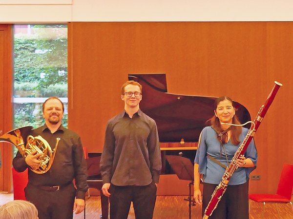 Das Ensemble "Harmonia Quinta Essentia" wurde im Forum St. Pankratius mit langanhaltendem Applaus belohnt.