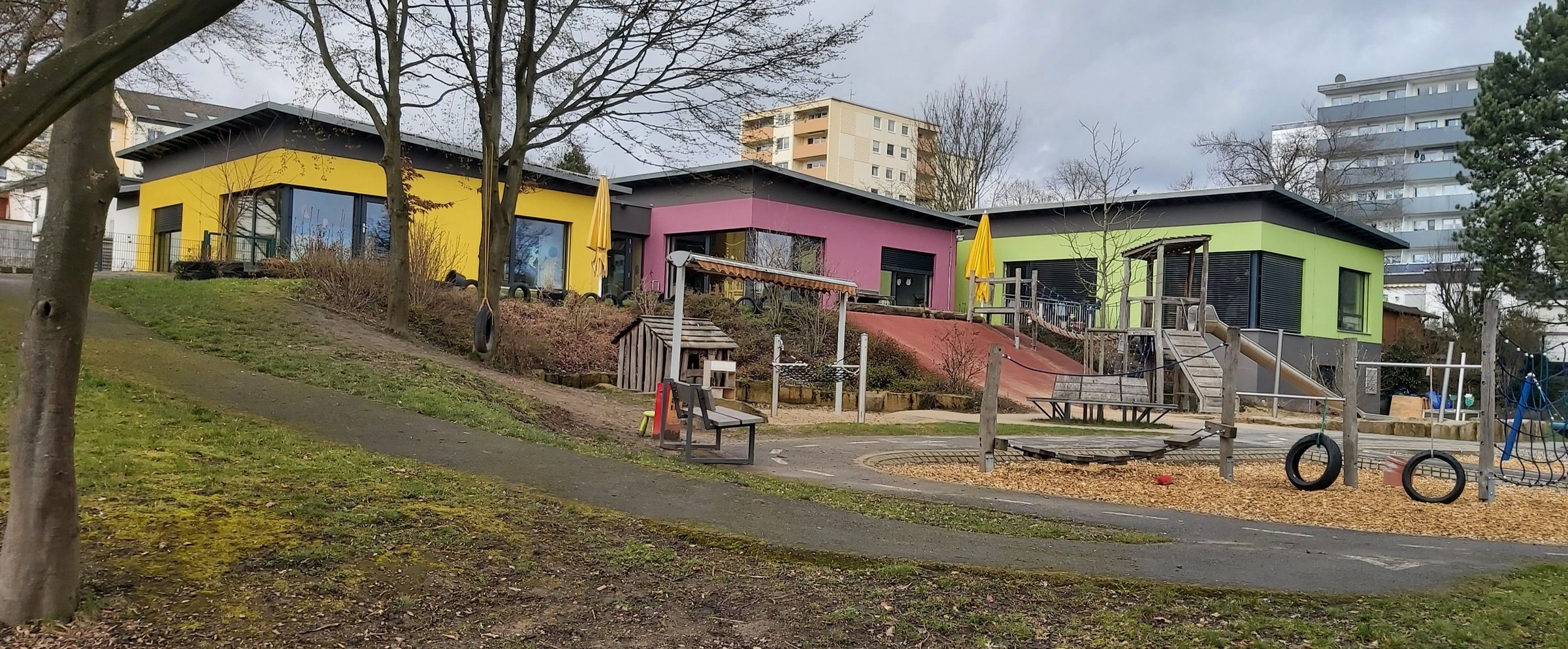 Das Bild zeigt die Kindertagesstätte "Im Markenfeld"