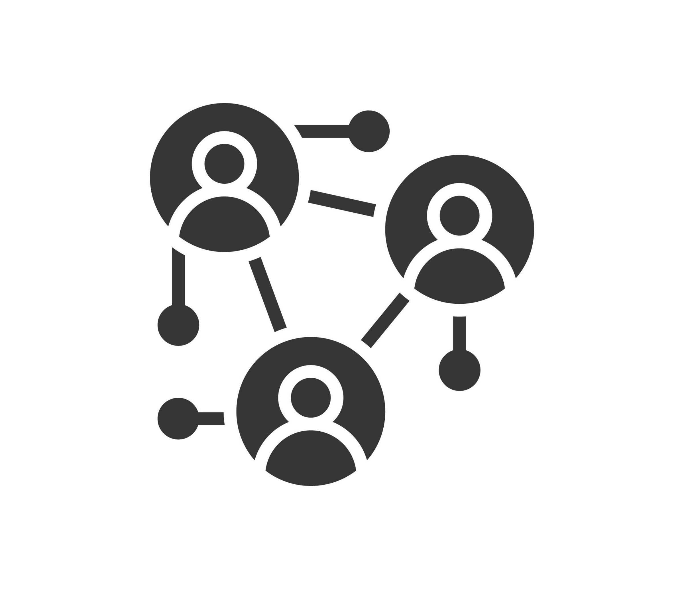 Das Bild zeigt eine Grafik zum Thema "Partner" und Vernetzung.