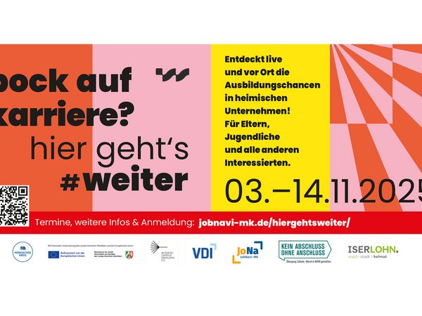 Poster zu „bock auf Karriere? hier geht es #weiter“
