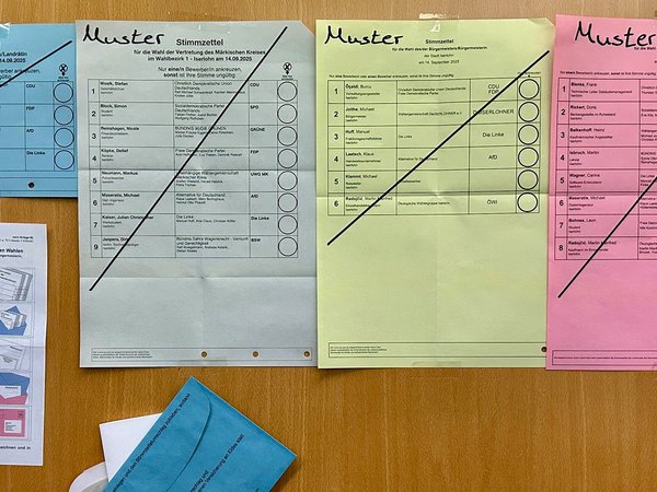 Letzte Möglichkeit für die Briefwahl zur Kommunalwahl 2025 in Iserlohn.