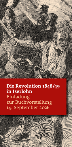 Einladung zur Buchvorstellung "Die Revolution 1848/49 in Iserlohn" am 14.09.2026 (PDF)