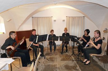 Das Klarinetten-Ensemble "The Blackstix"