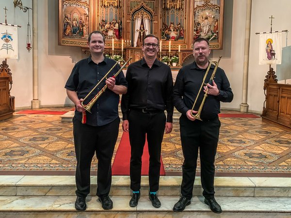(von links) Martin Schröder, Tobias Leschke, Ralf Schmuck.