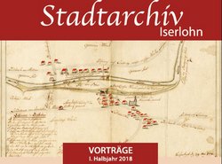 Das Bild zeigt das Veranstaltungsplakat zur Vortragsreihe des Stadtarchivs