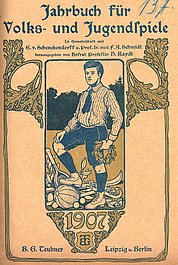 Bild Jahrbuch für Volks- und Jugendspiele aus dem Jahre 1907